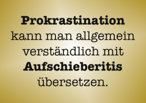 Prokrastination